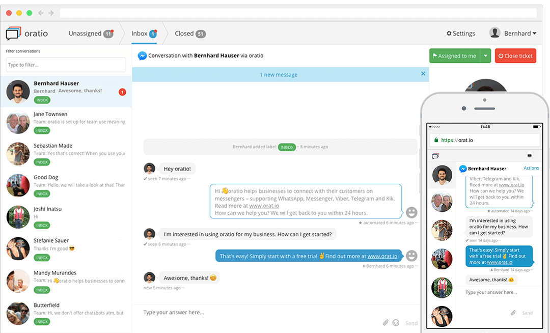 oratio screenshot